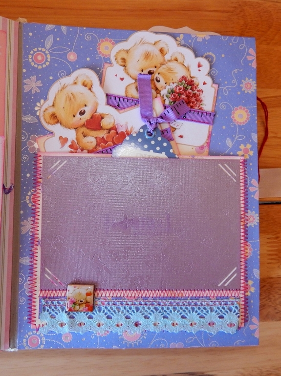 Скрап-альбом "Мой первый год" для маленького мальчика