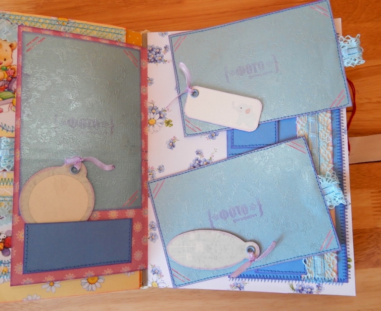 Скрап-альбом "Мой первый год" для маленького мальчика