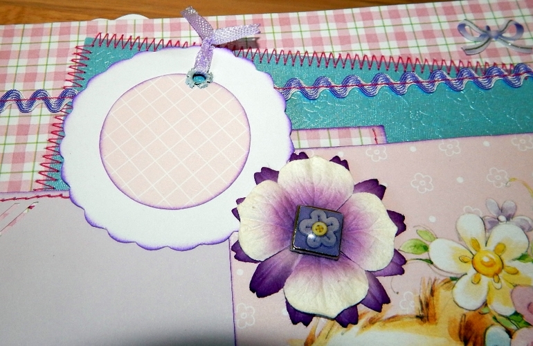 Скрап-альбом "Мой первый год" для маленького мальчика