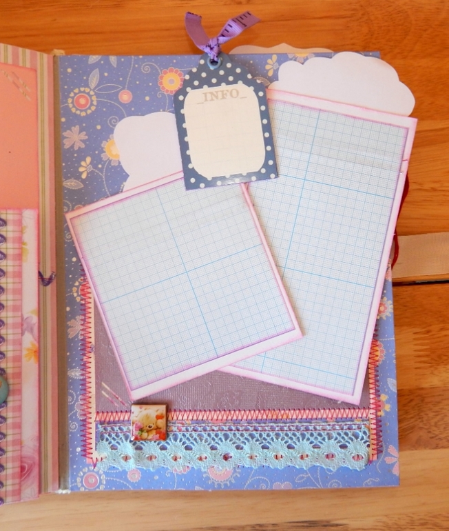 Скрап-альбом "Мой первый год" для маленького мальчика