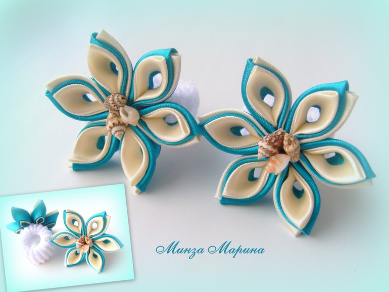 Резиночки с ракушками