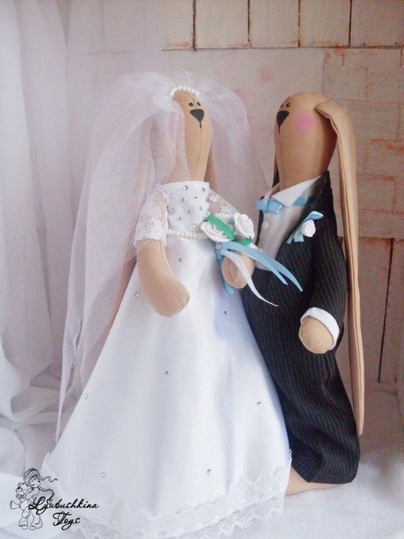 Свадебные зайки №2