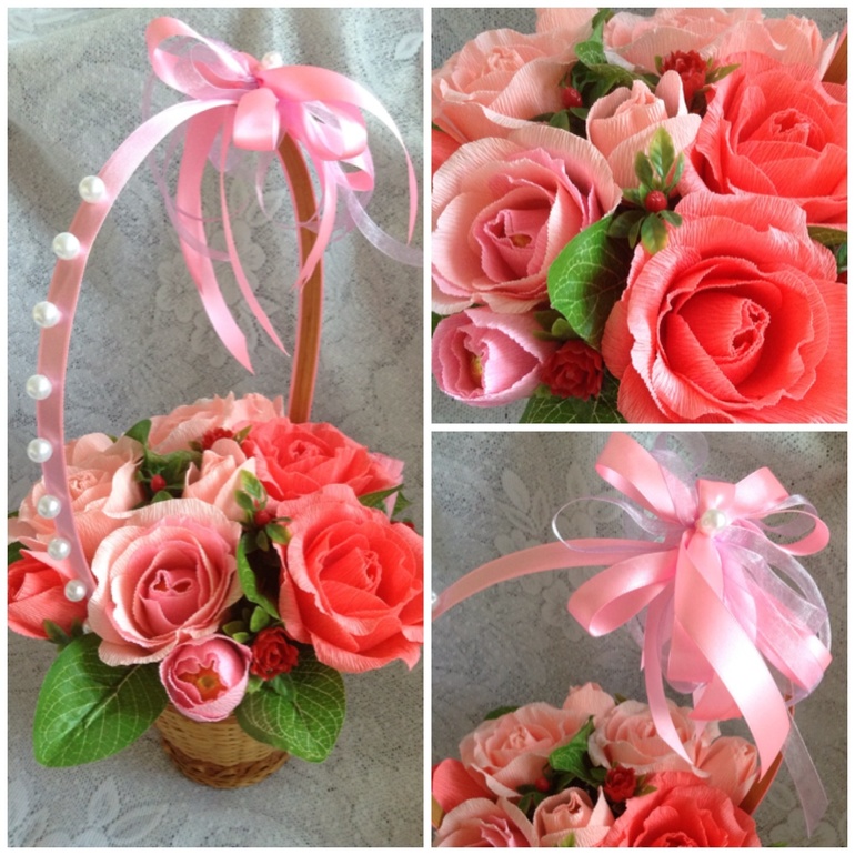 Букет и корзинка