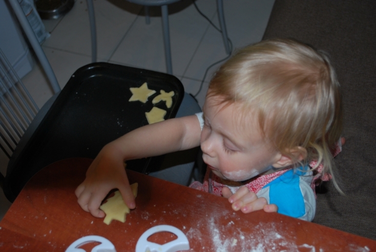 А мы пекли печенье)