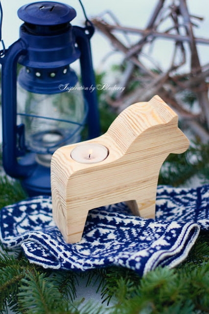 Про символ года. Скандинавская лошадка Dala Horse