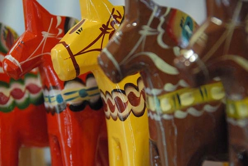 Про символ года. Скандинавская лошадка Dala Horse