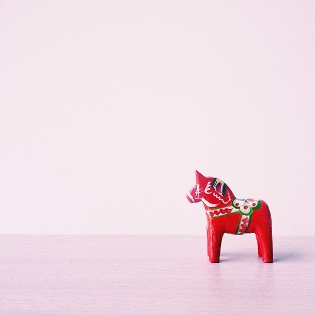 Про символ года. Скандинавская лошадка Dala Horse