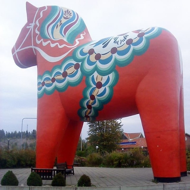 Про символ года. Скандинавская лошадка Dala Horse