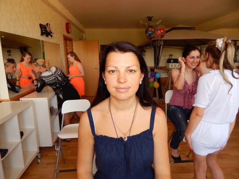 Макияж "разлет"