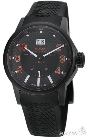 Новые швейцарские часы edox, оригинал.