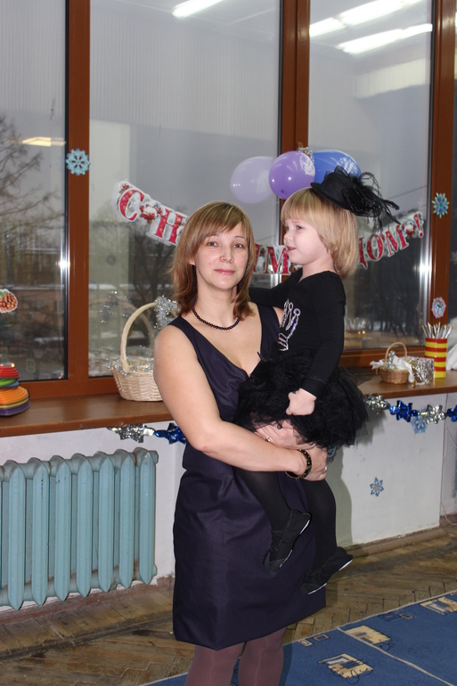 Lady in black ......