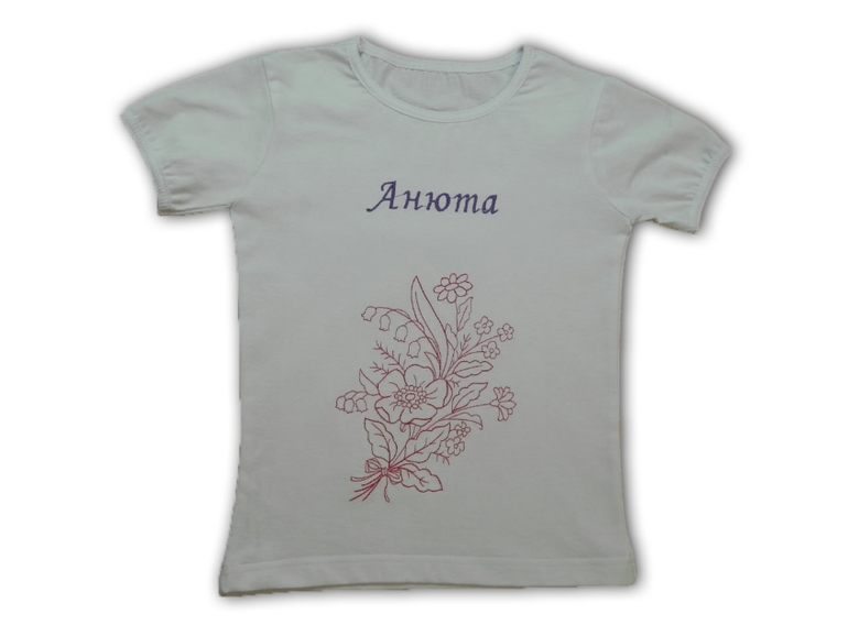 автоподушки, футболки с машинной вышивкой