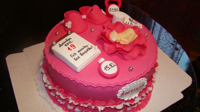Торт на первый День Рождения