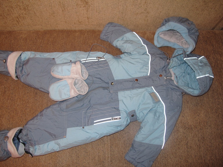 Зимний комбинезон для мальчика р.80