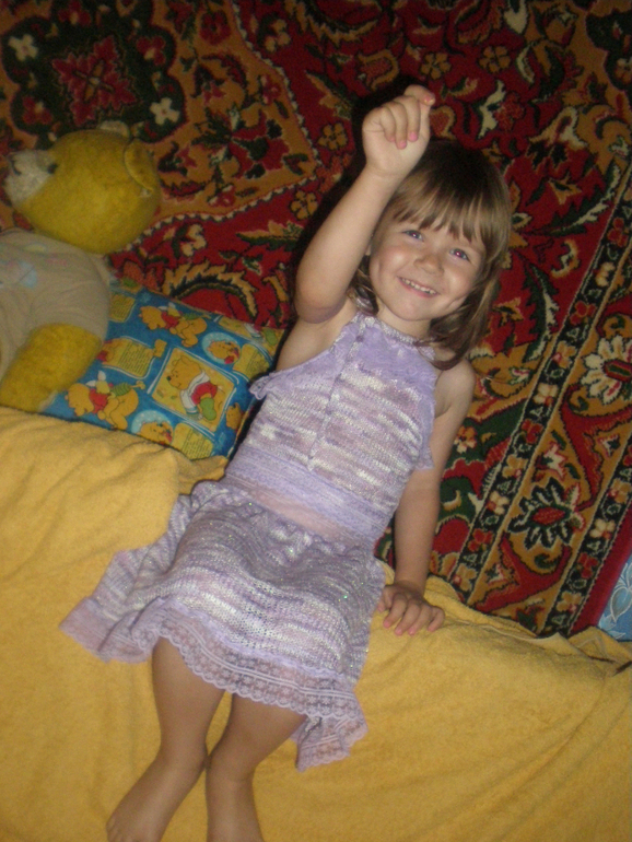 Сарафан для дочки "Романтика".