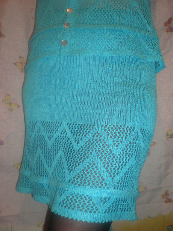 ажурный костюм.