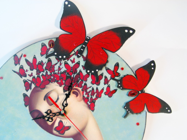 Декупажный конкурс "Тик-так, часики!"