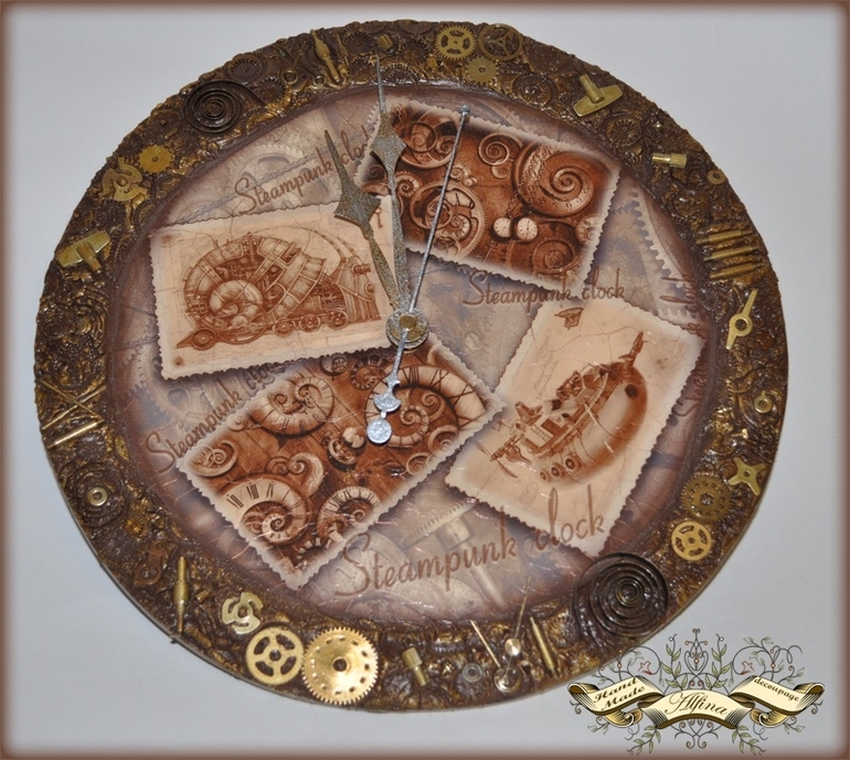 Часы "Steampunk clock"