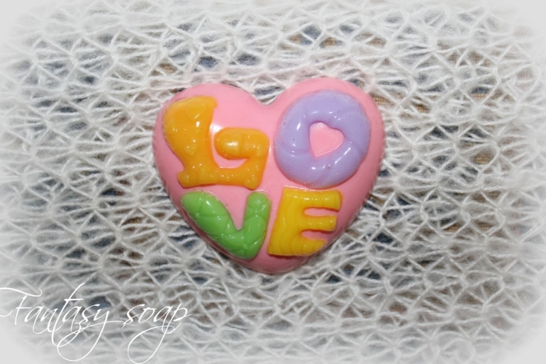 Мыло ручной работы ко Дню Святого Валентина