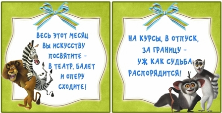 Набор для Дня Рождения "Мадагаскар"