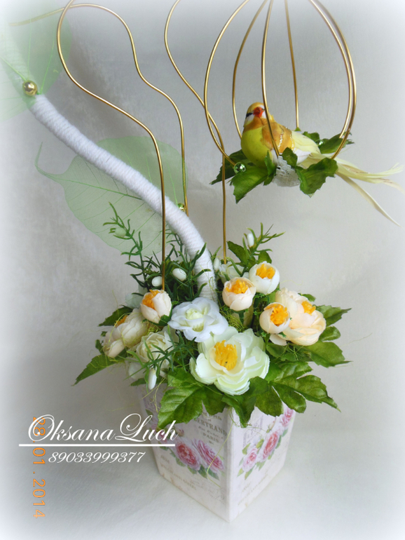 Топиарий с фантазией "Завитки златые, цепи"...