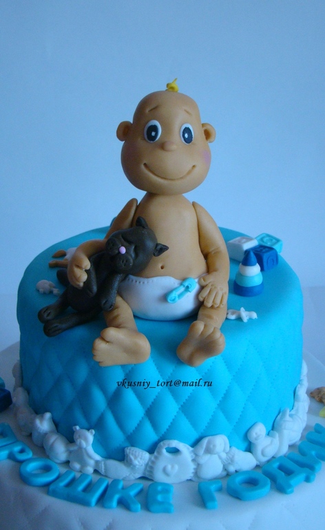 Торт на годик для мальчика