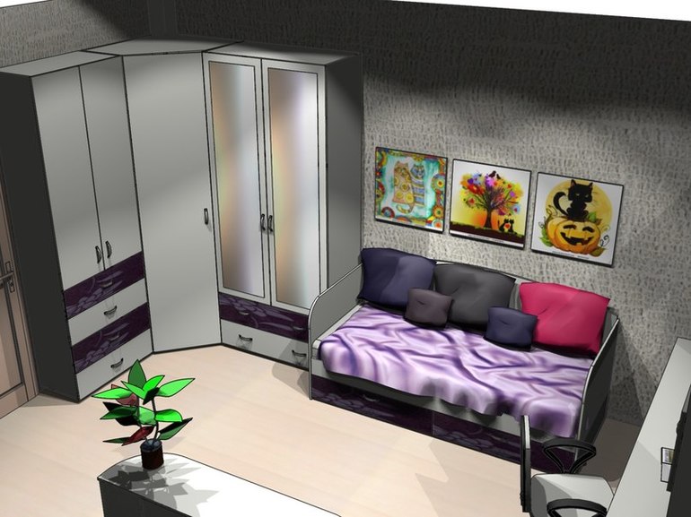 Как вам комната для девочки?