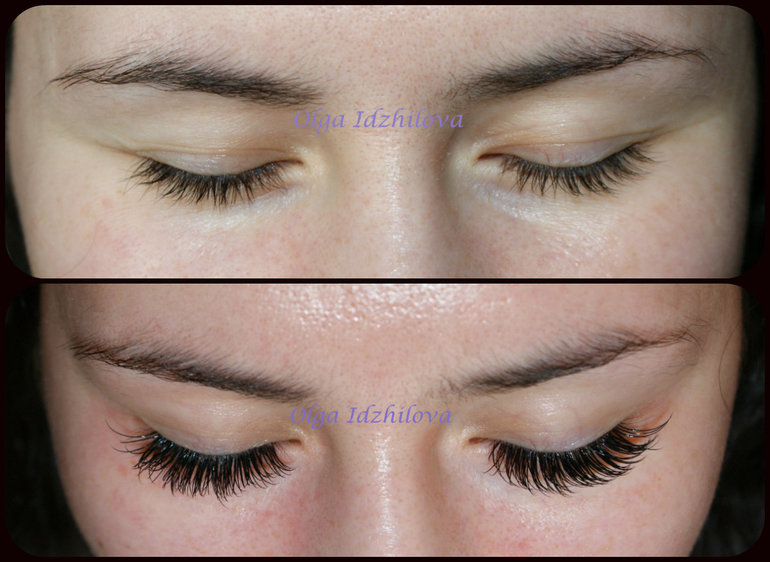 Наращивание ресничек