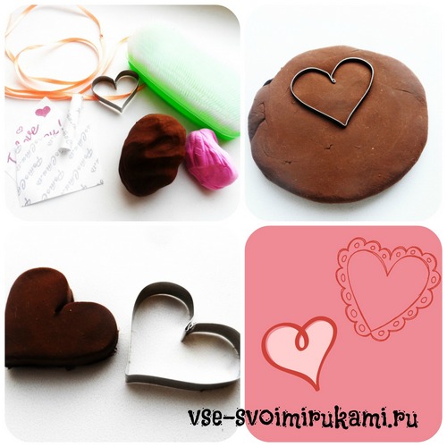 Валентинка с запиской-посланием