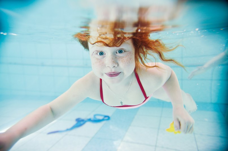 Фотосессия в бассейне