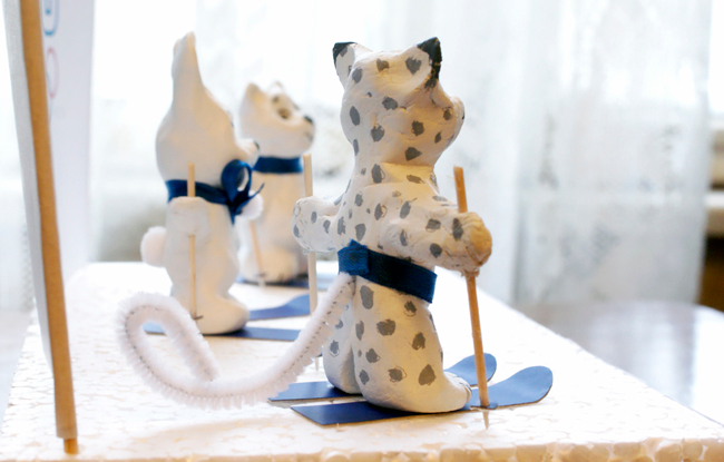 Поделка в сад на тему спорта.