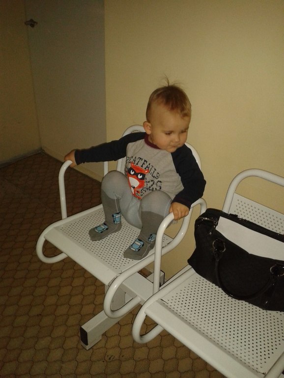 Наше первое попадание в больницу((