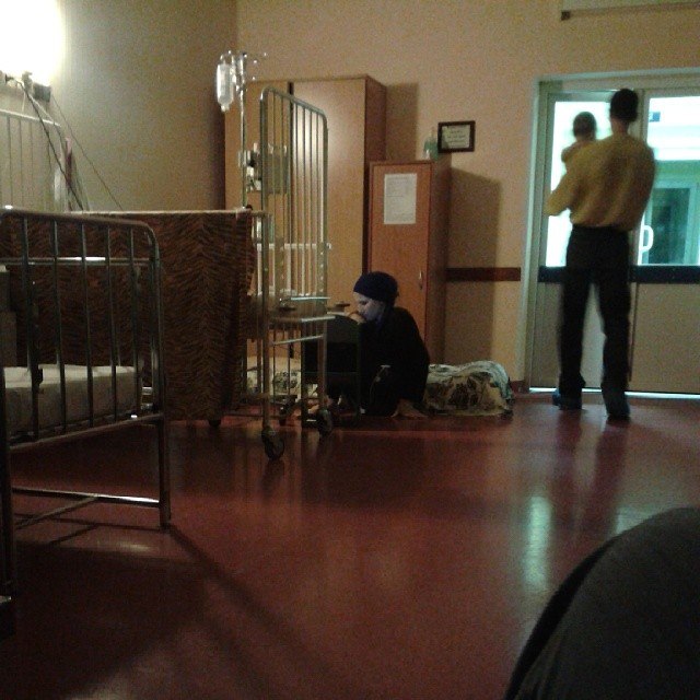 Наше первое попадание в больницу((