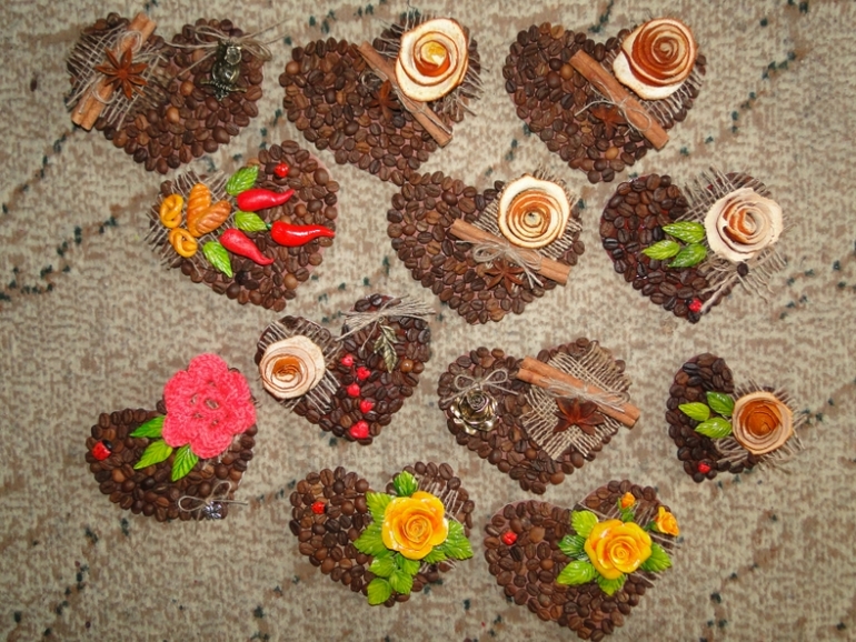Кофейные магниты своими руками 20