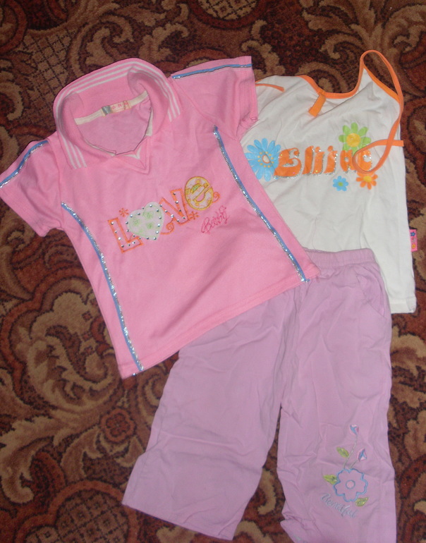 вещи на девочку 4-5 лет пакетом