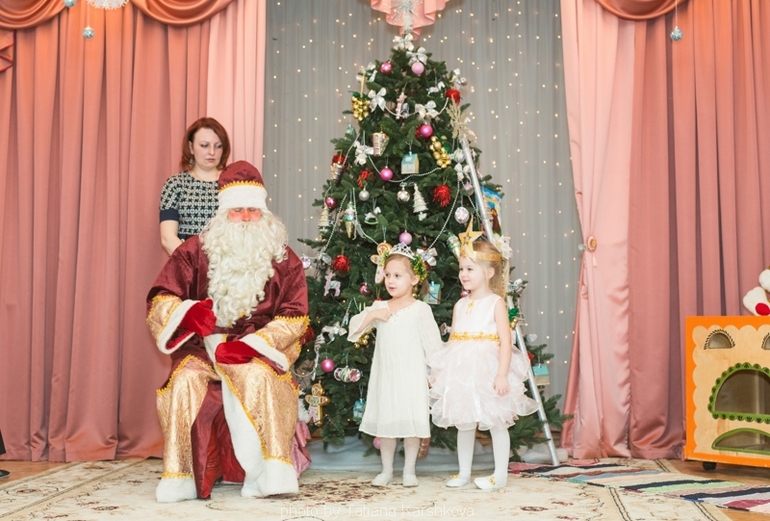 Фотосъемка новогоднего праздника в детском саду