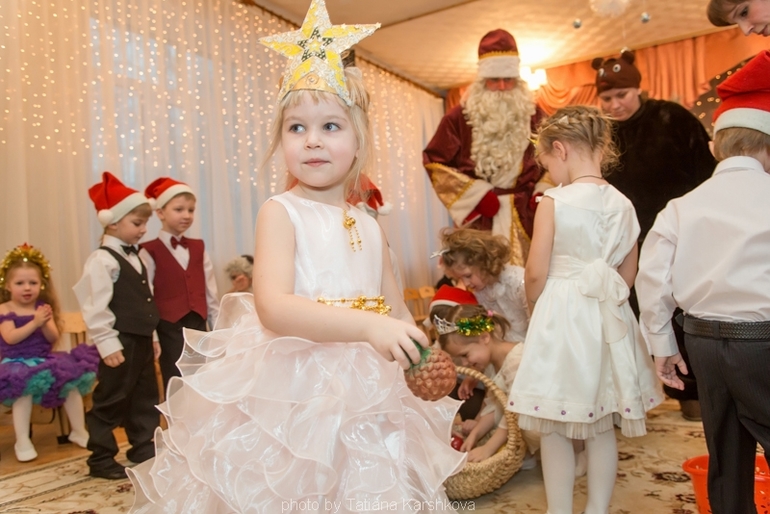 Фотосъемка новогоднего праздника в детском саду