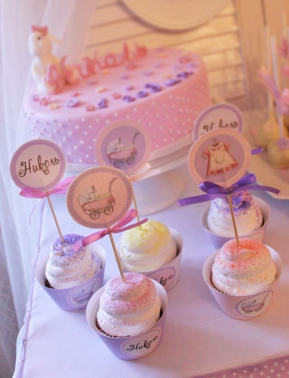 Оформление в стиле Precious Baby Girl