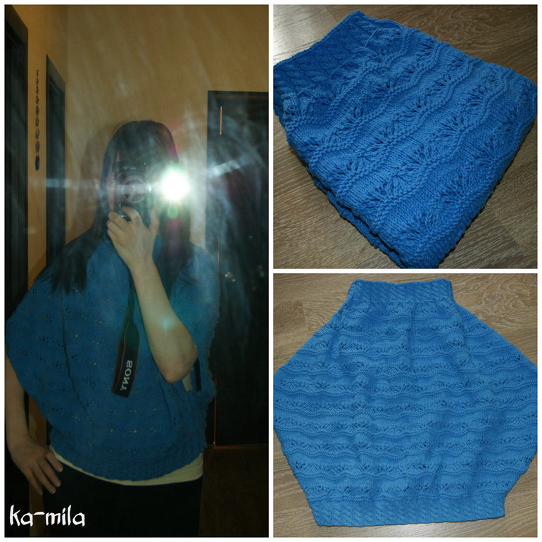 Пуловер-кимоно.  ГОТОВО!