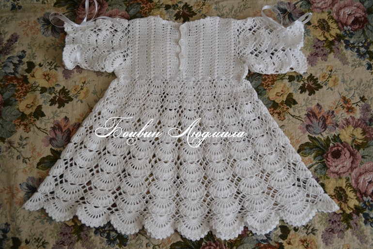 Белое платье для малышки