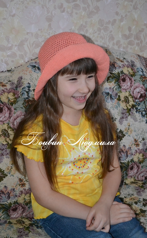 Шляпка крючком