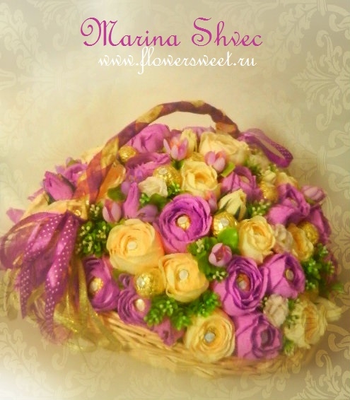 Корзиночка 65 роз =)