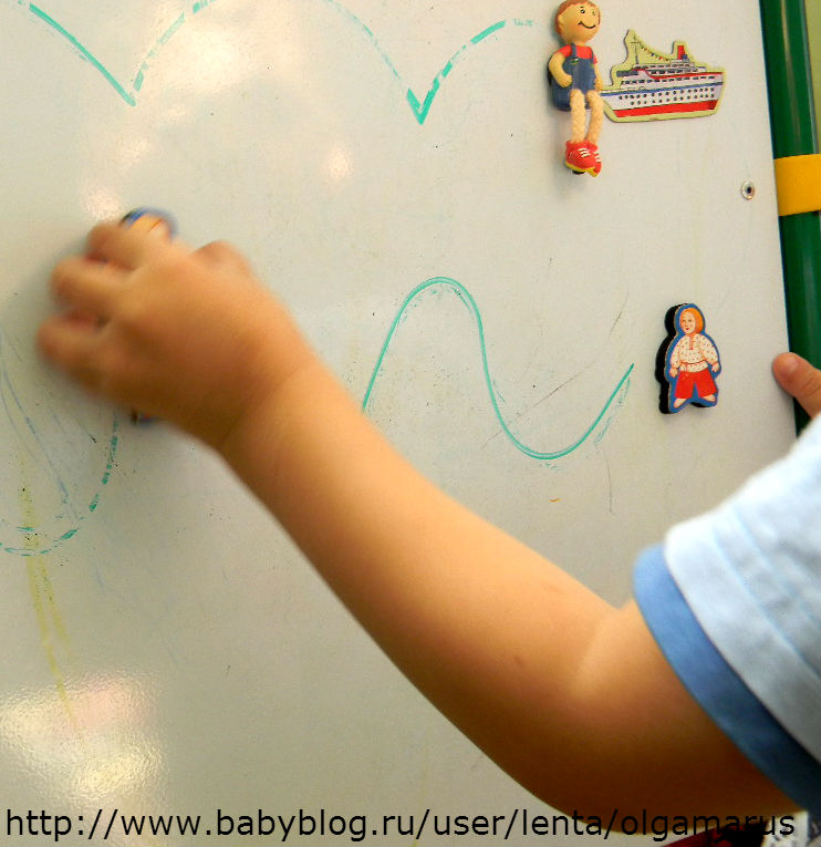 Обводилки на магнитно- маркерной доске...