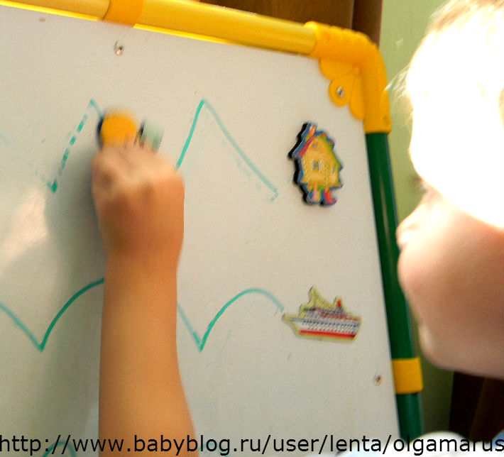 Обводилки на магнитно- маркерной доске...