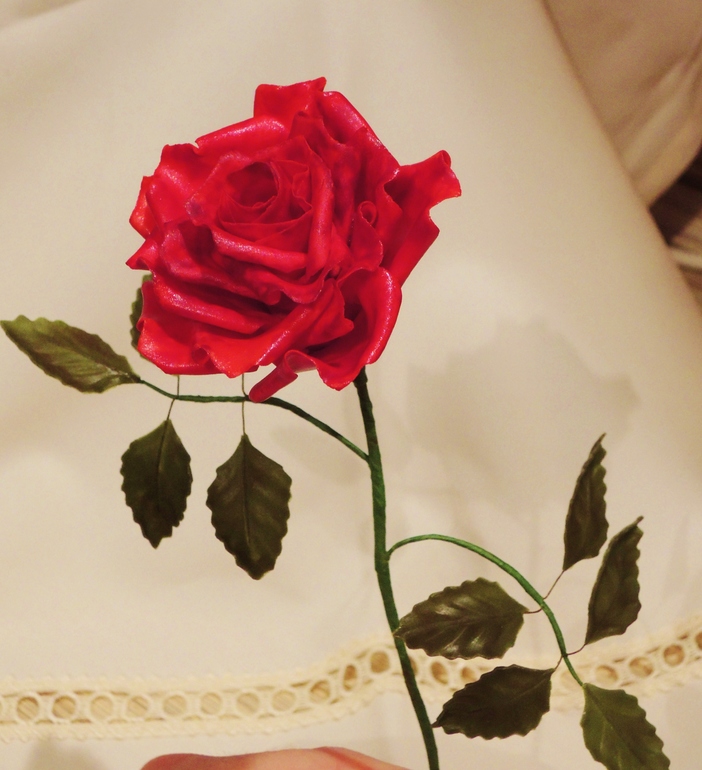 Мои первые сахарные цветочки.