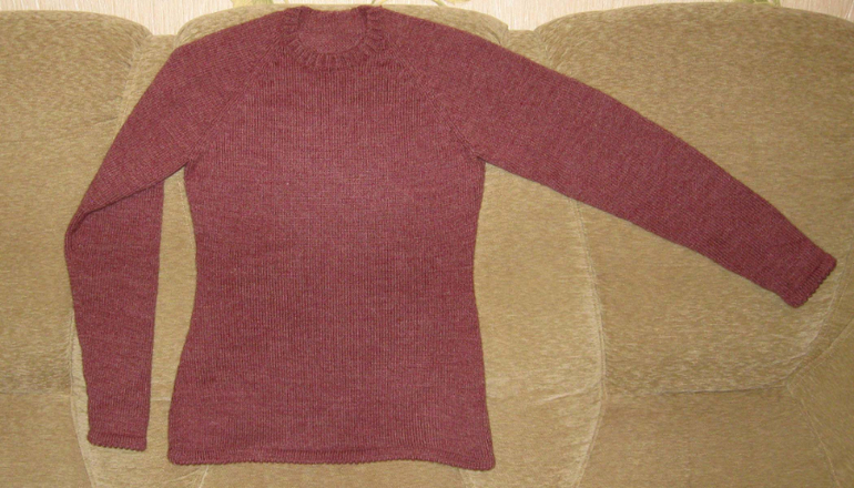 Мое первое изделие на вязальной машине