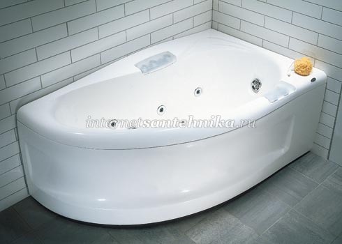 Ванна акриловая асимметричная