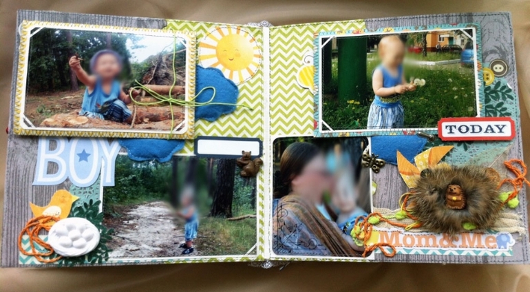 Альбом для мальчика с готовыми фото . Много позитива!!)))