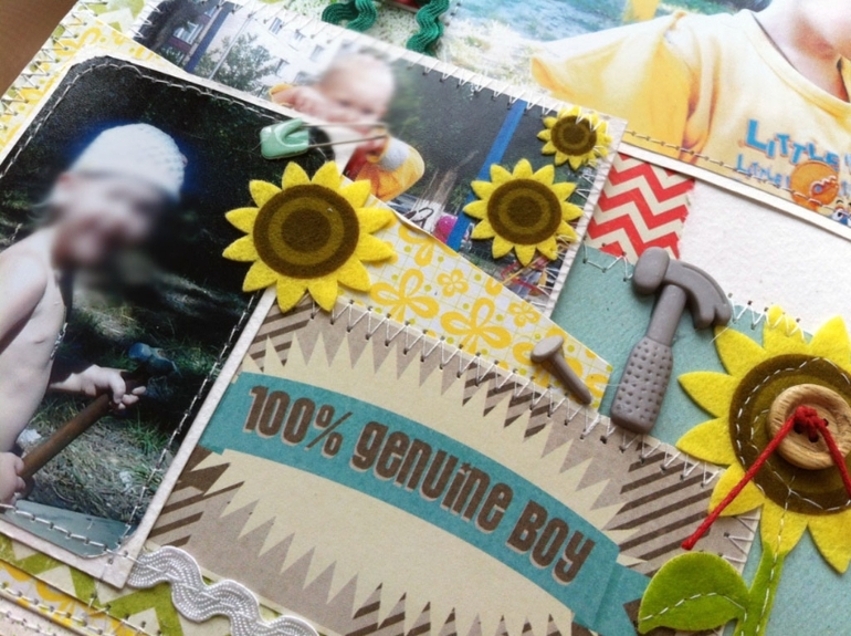 Альбом для мальчика с готовыми фото . Много позитива!!)))