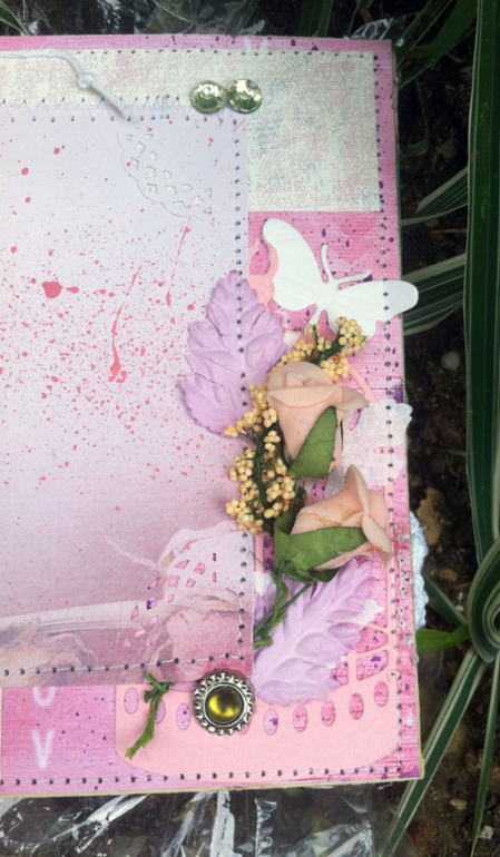 Розово-бирюзовый альбомчик!